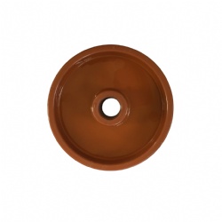 plastic rim of garden cart wheel